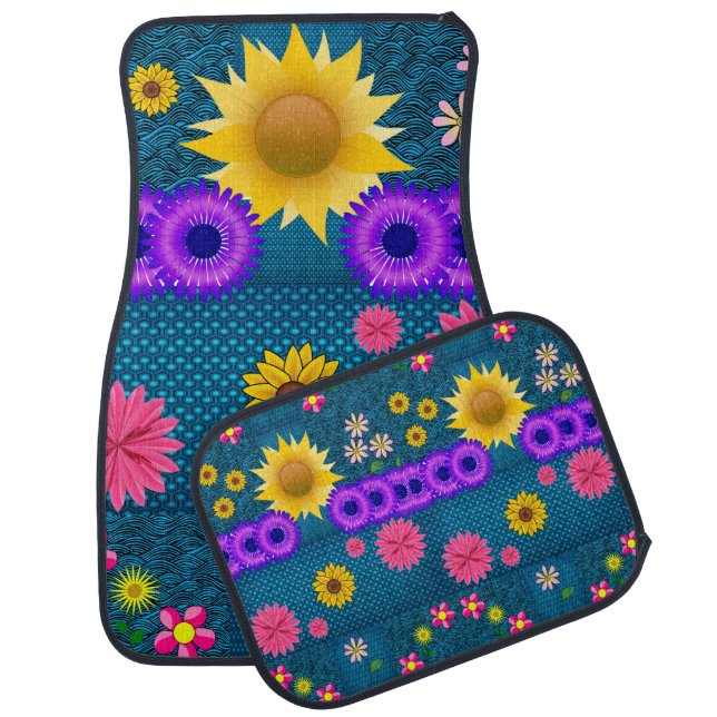 Sunflower floor car mats (Set)