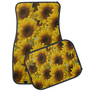 Sunflower Floor Car Mats