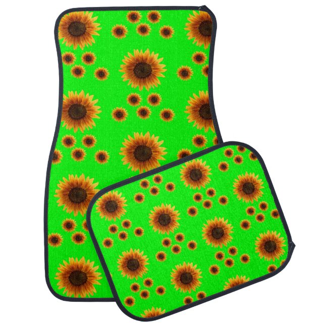 Sunflower floor car mats (Set)