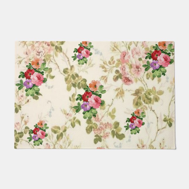 Sunflower Floral  Door Mat (Front)