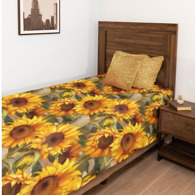 Sunflower Floral  Duvet Cover (Creator Uploaded)