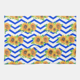 Sunflower Floral Gardens Kitchen Towel