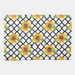 Sunflower Floral Meaning Kitchen Towel