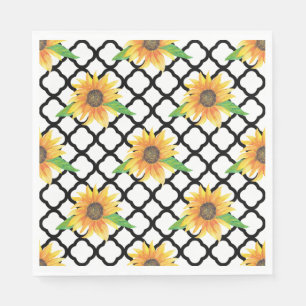 Sunflower Floral Meaning Napkins