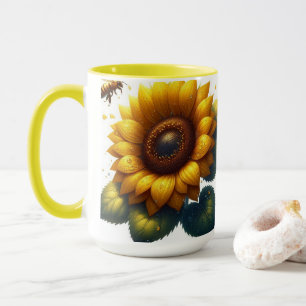 Sunflower Floral Summer  Mug