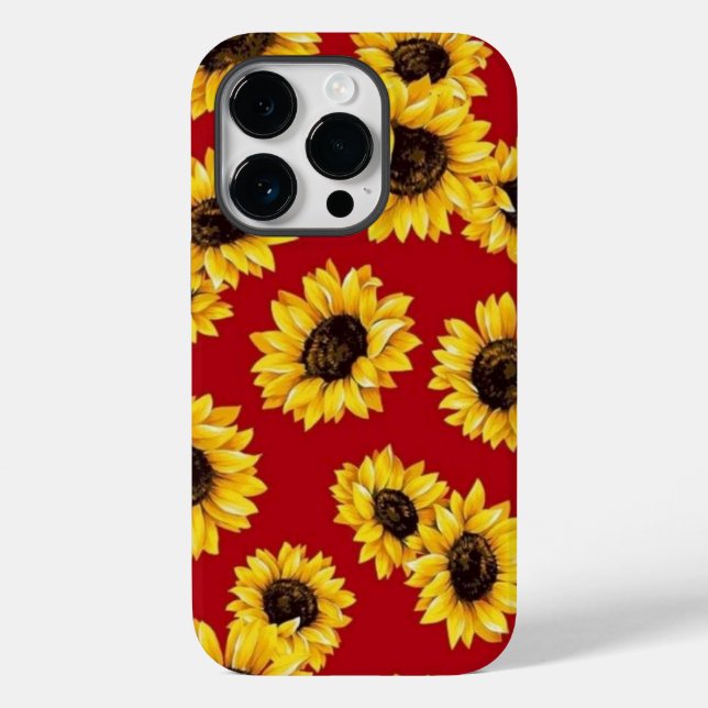 Sunflower Flower for iPhone 14 Pro Max Cases (Back)