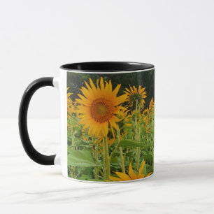 Sunflower flower mug