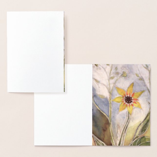 Sunflower Foil Card (Display)