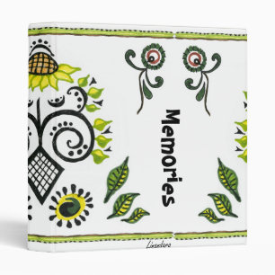 Sunflower Folk Pattern by Alexandra Cook Binder