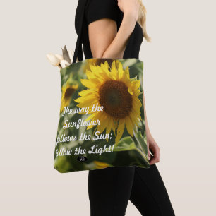 Sunflower - Follow the Light Tote Bag