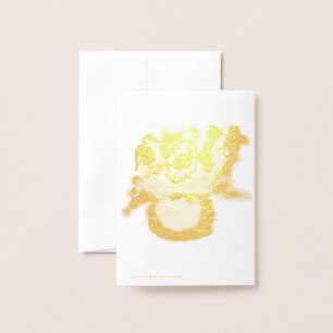 Sunflower for mother's day  foil card