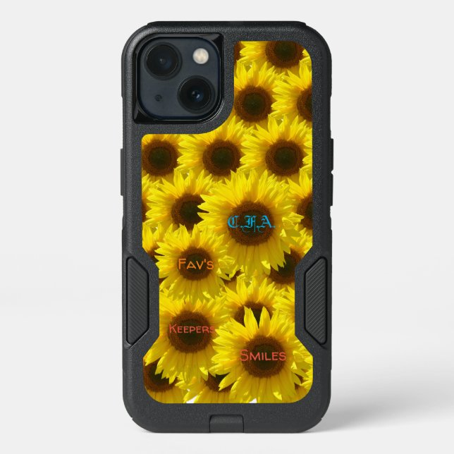 Sunflower Fun  Otterbox iPhone Case (Back)