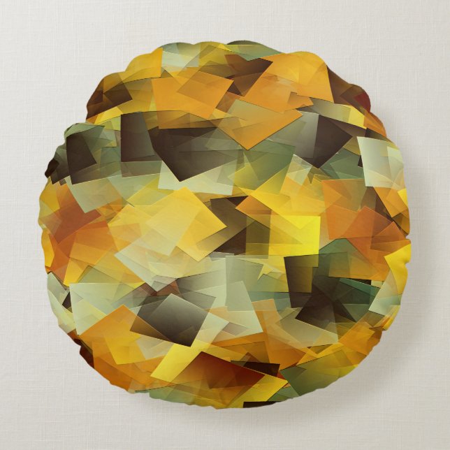 Sunflower Fun.... Round Pillow (Front)