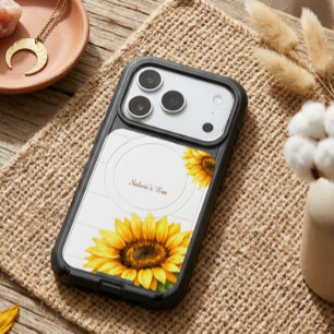 Sunflower Funkey Minimal Modren Viral Customize iPhone 17 Pro Case