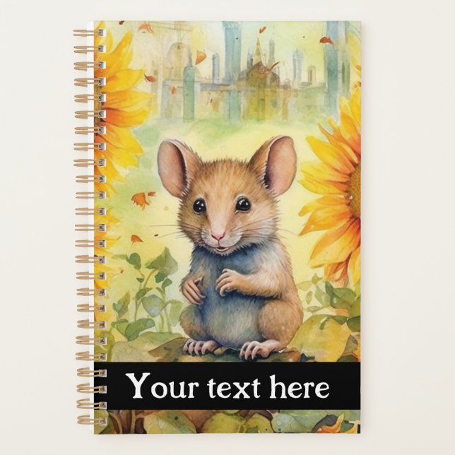 Sunflower Garden 16 Miceville Planner (Front)