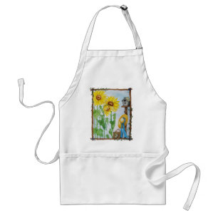 Sunflower Garden Adult Apron