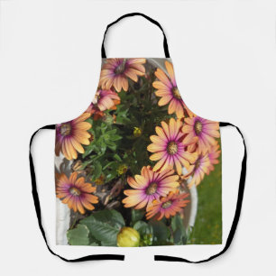 Sunflower Garden Apron – Floral Kitchen Apron with