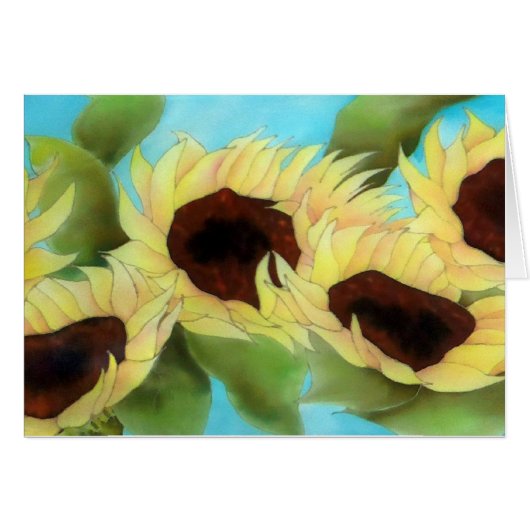Sunflower Garden Cards (Front Horizontal)