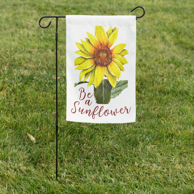 Sunflower Garden Flag (In SItu)