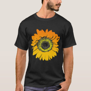 Sunflower Garden Happiness Nature Summer Positivit T-Shirt