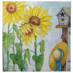 Sunflower Garden Napkin