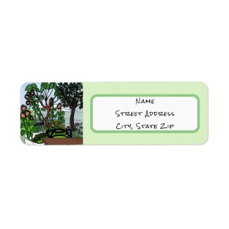 Sunflower Garden Return Address Labels