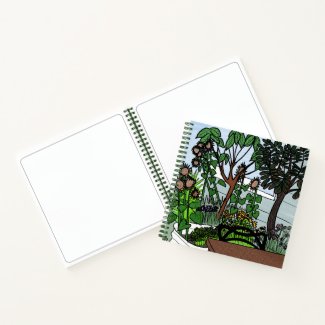 Sunflower Garden Sketchbook Notebook
