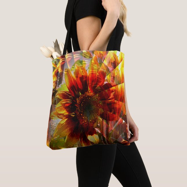 Sunflower Garden....... Tote Bag (Close Up)