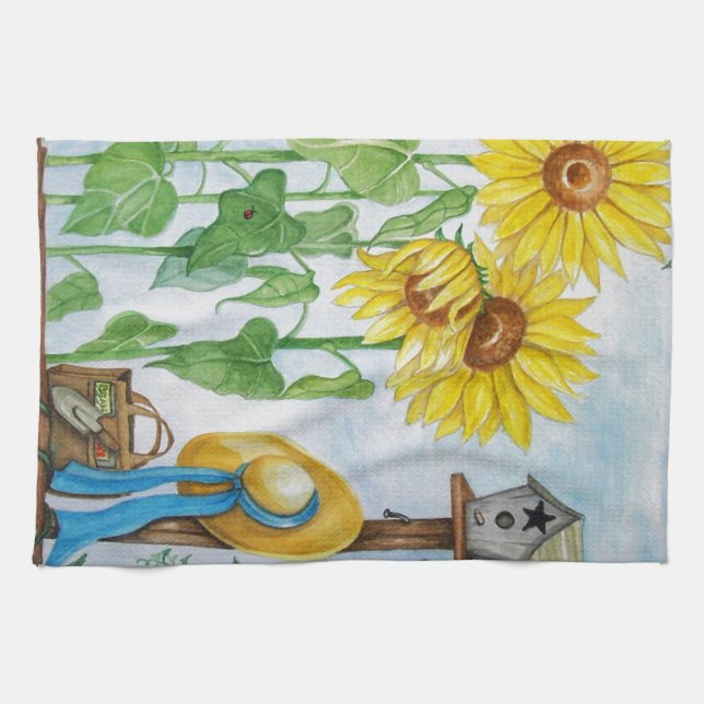 Sunflower Garden Towel (Horizontal)