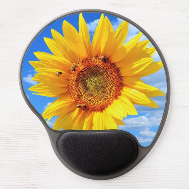 Sunflower Gel Mouse Pad (Front)