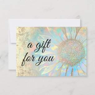 sunflower gift certificate