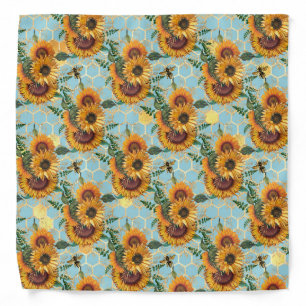 Sunflower Gifts Bright As A Sunflower Bandana