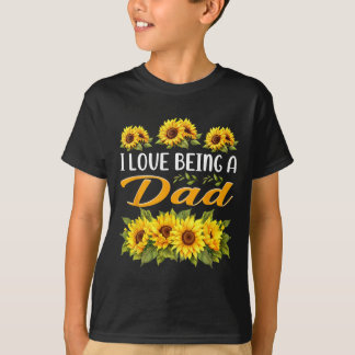Sunflower Gifts For Dad Pregnancy Announcement App T-Shirt
