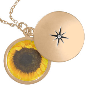Sunflower Gifts Gold Plated Necklace