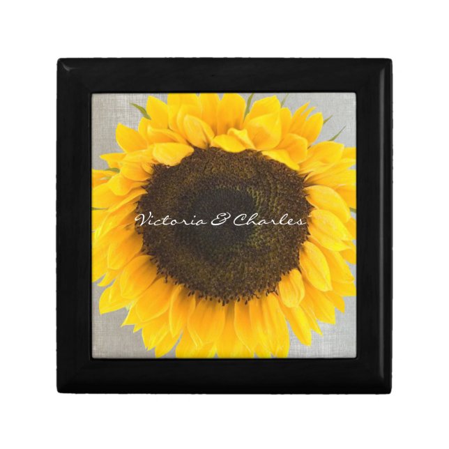 Sunflower Gifts Jewelry Box (Front)