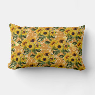 Sunflower Gifts | Make It Like A Sunflower Lumbar Pillow