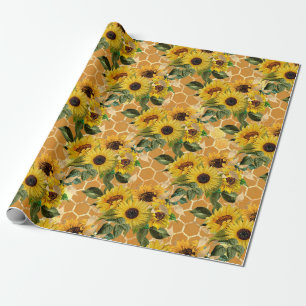 Sunflower Gifts Make It Like A Sunflower Wrapping Paper