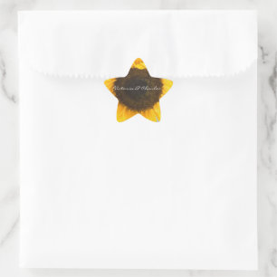 Sunflower Gifts Star Sticker