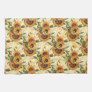 Sunflower Gifts Sunflower Turn Surrounded Kitchen Towel