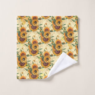 Sunflower Gifts Sunflower Turn Surrounded Wash Cloth