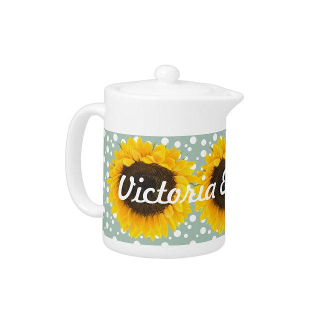 Sunflower Gifts Teapot (Left)