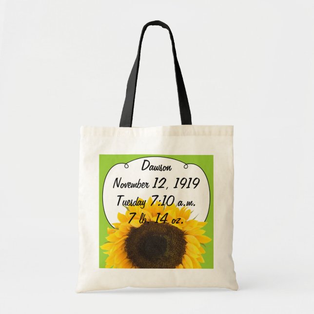 Sunflower Gifts Tote Bag (Front)