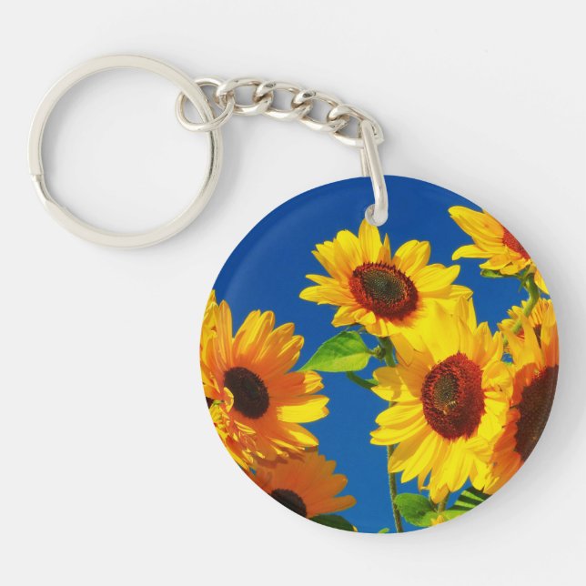 Sunflower Glory Keychain (Front)