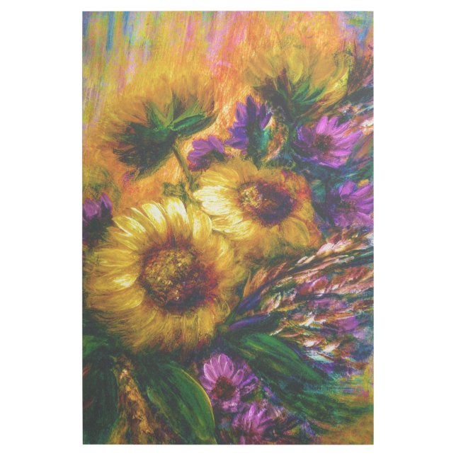 "Sunflower Glow" 24" x 36" Gallery Wrap (Front)