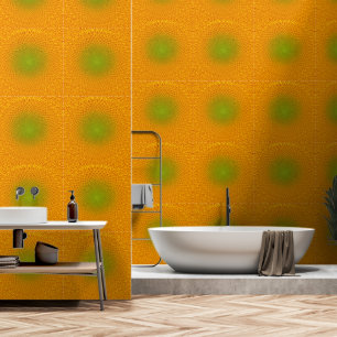 Sunflower Glow Concrete Slats-Peels & Stick  Wallpaper
