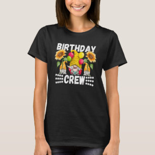 Sunflower Gnome For Women & Garden Birthday Party T-Shirt