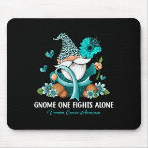 Sunflower Gnome One Fights Alone Artwork Mouse Pad