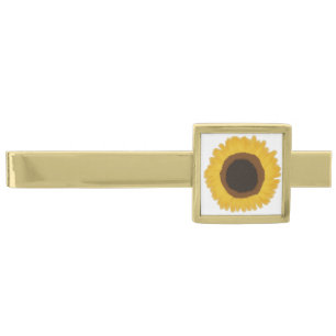 Sunflower Gold Finish Tie Bar