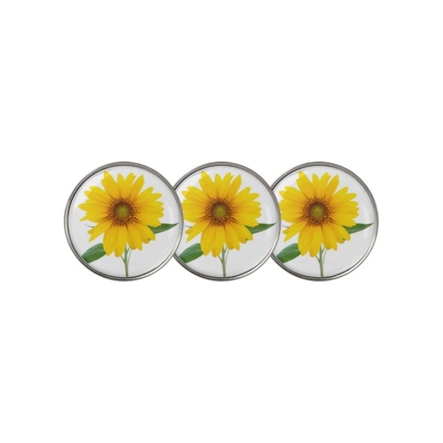 Sunflower Golf Ball Marker (3 Up)