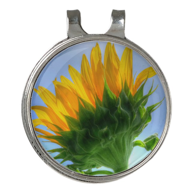 Sunflower Golf Hat Clip (Front)